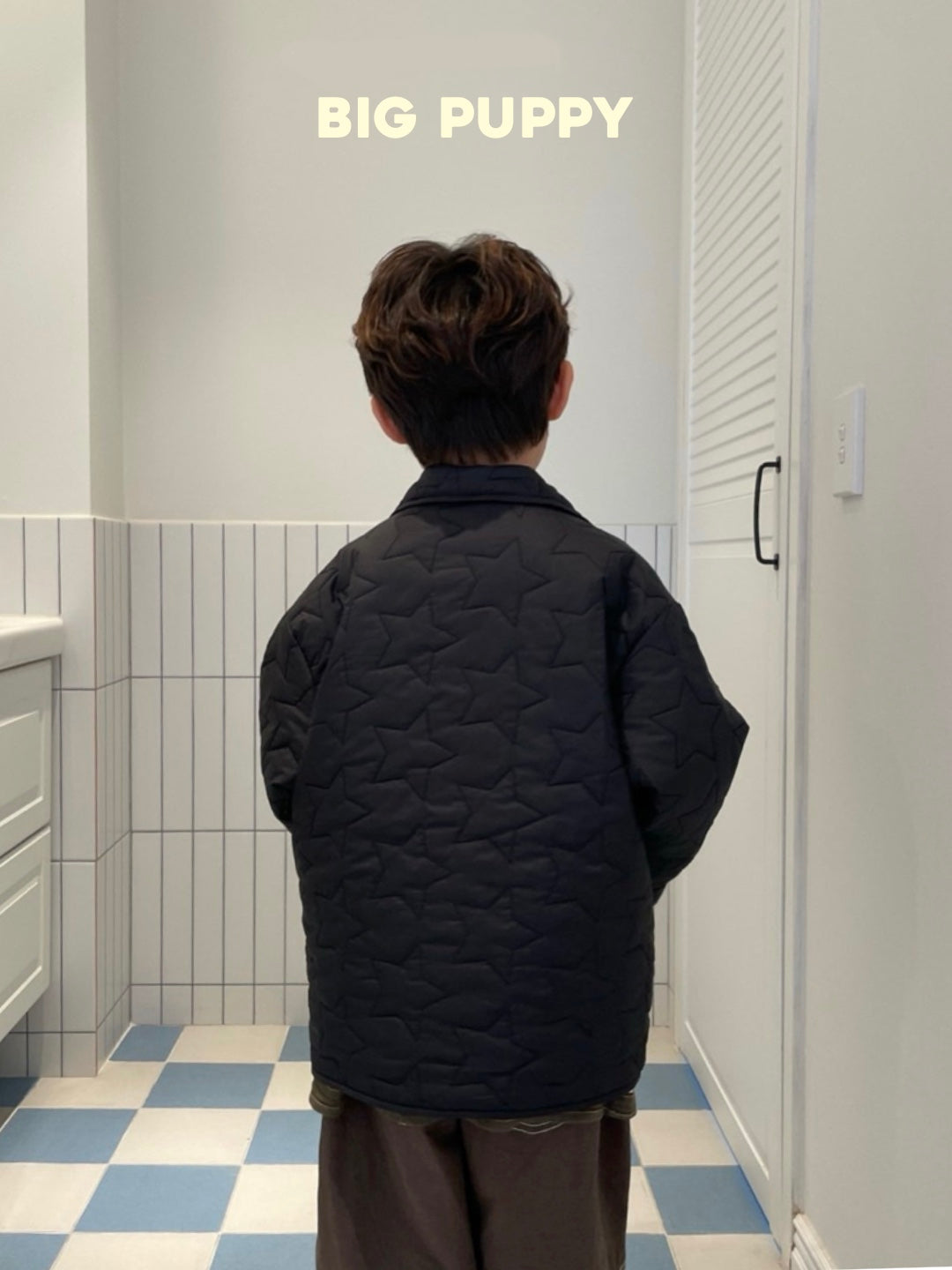 Black Star Puffer Jacket